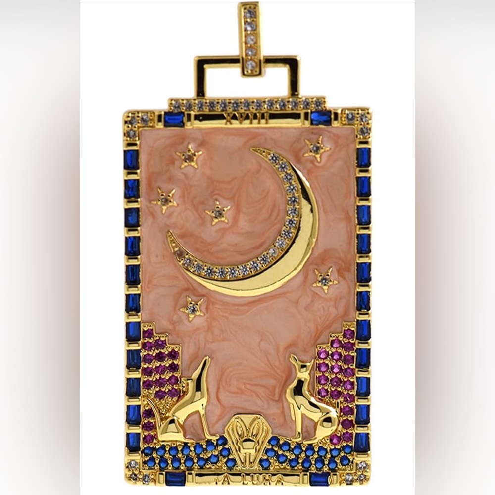 🖤 Stunning 18k Gold & Enamel Tarot Charms 🖤